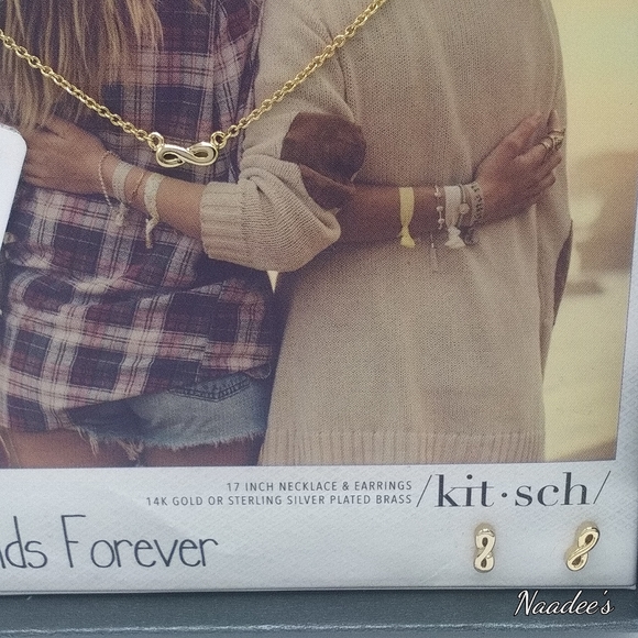 Friends Forever Necklace & Earring Set - Gold - Picture 5 of 5